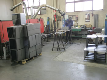 Reparto produttivo dell’archivio A.E.E.